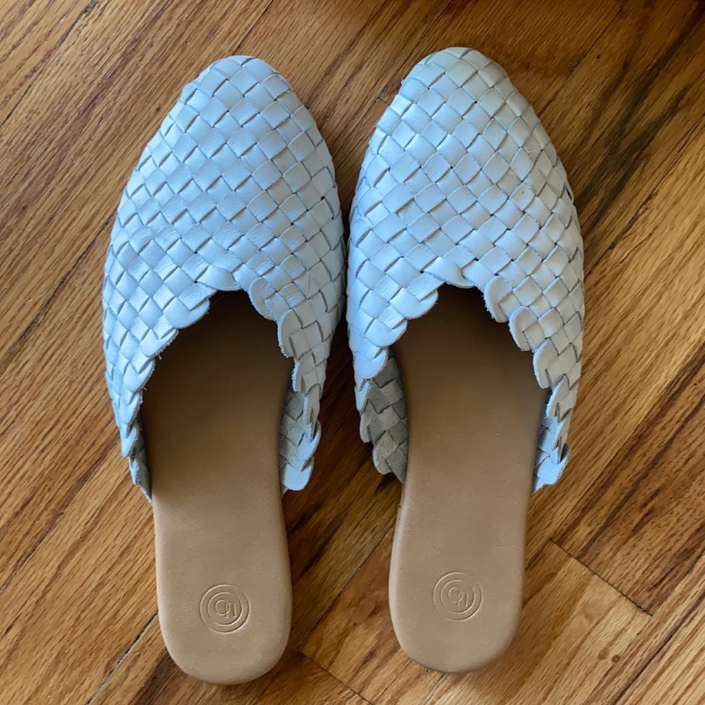 UO Woven Leather Mule